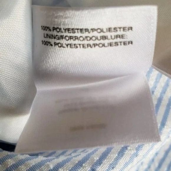 Pappagallo Seersucker Lace‎ Front Shift Dress - Size 16 - NWT - Picture 10 of 10